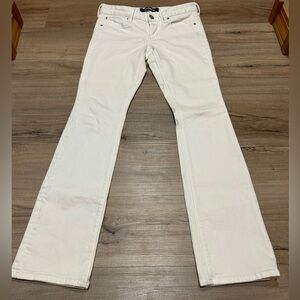 White “Barely Boot” Jeans